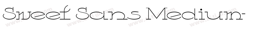 Sweet Sans Medium字体转换